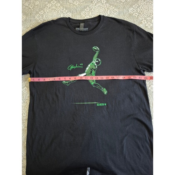 BreakingT Green Gannon Jumpman Style Black Graphic‎ T-Shirt Mens Large - Picture 5 of 5